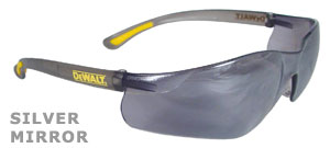 DeWalt Safety Glasses Contractor Pro Silver Mirror Lens DPG52-6