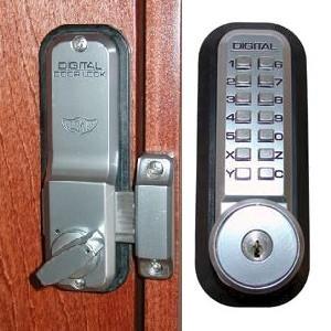 Lockey 2200KO Mechanical Digital Deadbolt Door Lock With Key Override