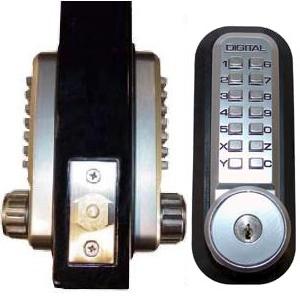 Lockey 2210DC KO Mechanical Digital Double Sided Combination Deadbolt Door Lock With Key Override