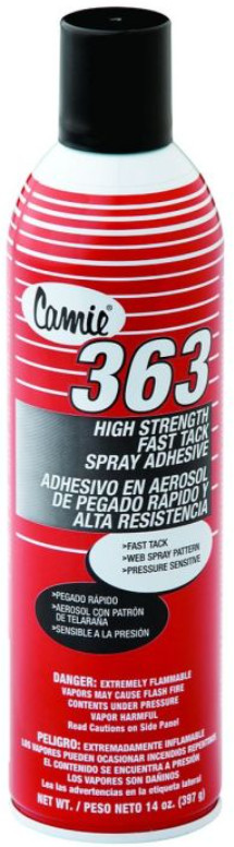 Camie 363 High Strength Fast Tack Spray Adhesive