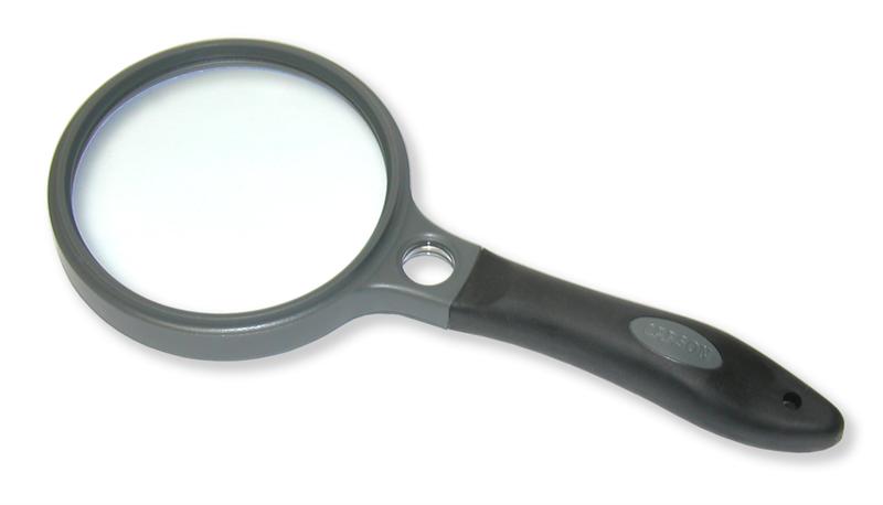 Carson SG-10 SureGrip Glass Magnifier 2X