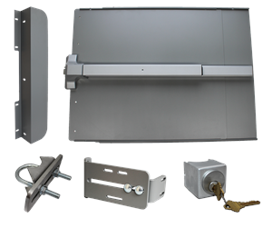 Lockey ED-51 EDGE Safety Panic Shield Kit With PB1100 Panic Bar Lockey ED-51 EDGE Safety Panic Shield Kit With PB1100 Panic Bar