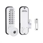 Lockey 2500KO Mechanical Digital Sliding Door Lock With Key Override