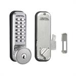 Lockey 2500KO Mechanical Digital Sliding Door Lock With Key Override
