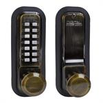 Lockey 2830 Keyless Mechanical Digital Spring Latch Knob Lock