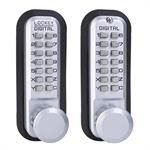 Lockey 2830DC Keyless Double Sided Mechanical Digital Spring Latch Knob Lock