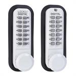 Lockey 2830DC Keyless Double Sided Mechanical Digital Spring Latch Knob Lock