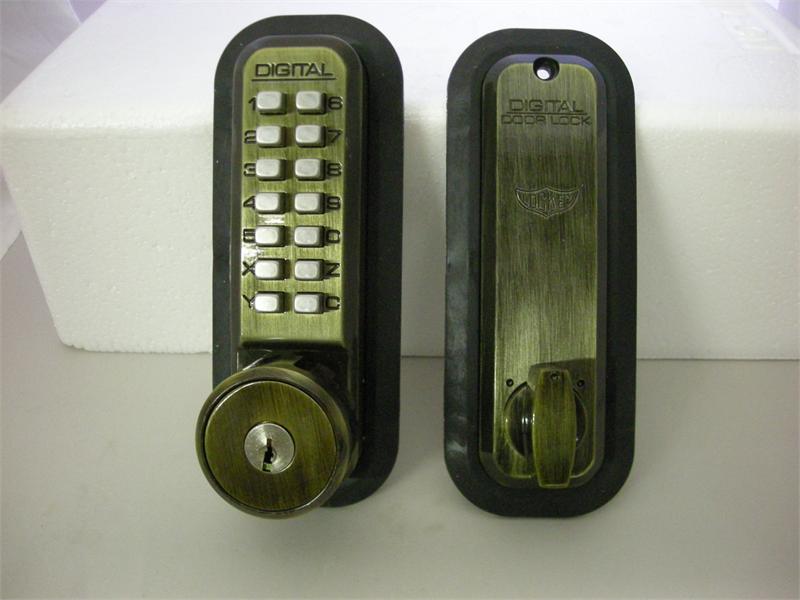 Lockey 2210KO Mechanical Digital Deadbolt Door Lock With Key Override